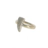 Anel com 30 DIAMANTES, em OURO 19,2 kl