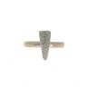 Anel com 30 DIAMANTES, em OURO 19,2 kl