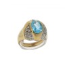 Anel Bicolor, em OURO 19,2 kl