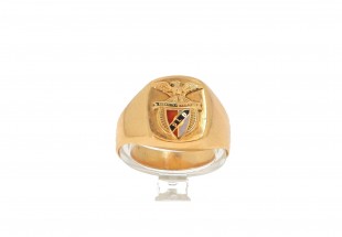 Anel  SLB, em OURO 19,2kl