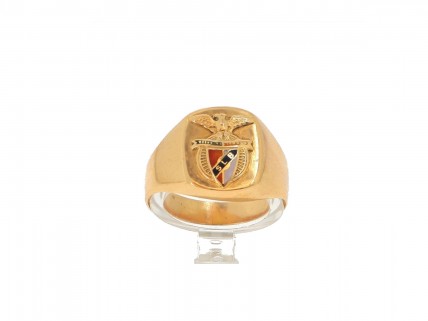 Anel  SLB, em OURO 19,2kl