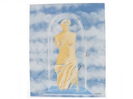 JOÃO COUTO ( n. 1964 ), Original,Óleo sobre tela, assinado.