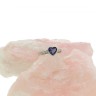 Anel Noivado com 26 DIAMANTES e 1 TANZANITE em OURO 19,2kl