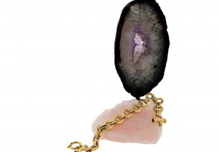 Pulseira com 4 TOPÁZIOS em OURO de 19,2kl