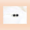 Anel ANTIGO com 24 DIAMANTES e 2 SAFIRAS em OURO 19,2kl