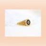 Anel Vintage com 1 DIAMANTES em OURO 19,2kl 