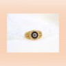 Anel Vintage com 1 DIAMANTES em OURO 19,2kl 