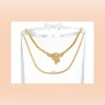 Gargantilha com 90 DIAMANTES em OURO 19,2kl