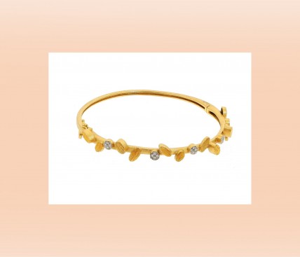 Bracelete LUÍSA ROSAS com 20 DIAMANTES em OURO de 19,2kl