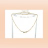 Gargantilha com 2 DIAMANTES em OURO 18 kl 