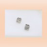 Brincos com 4 DIAMANTES em OURO de 19,2kl