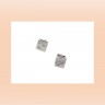 Brincos com 4 DIAMANTES em OURO de 19,2kl