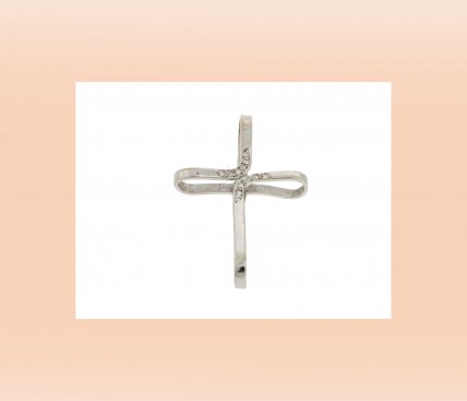 Cruz com 12 DIAMANTES em OURO 19,2 kl