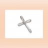 Cruz com 12 DIAMANTES em OURO 19,2 kl