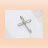 Cruz com 12 DIAMANTES em OURO 19,2 kl