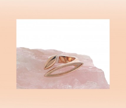 Anel em PRATA rosa 925