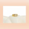 Anel com 16 DIAMANTE em OURO 19,2kl