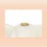 Anel Noivado com 7 DIAMANTES em OURO 19,2kl