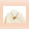 Gargantilha com 3 DIAMANTES em OURO 14kl 