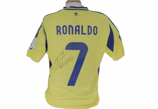 Camisola de Jogo Oficial CRISTIANO RONALDO, ASSINADA