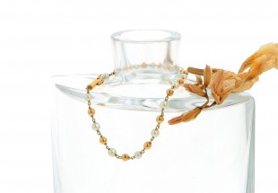 Pulseira Bolas em OURO 19,2 kl 