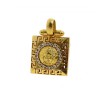 Medalha com 24 DIAMANTES em OURO 19,2kl ( MODELO VERSACE)