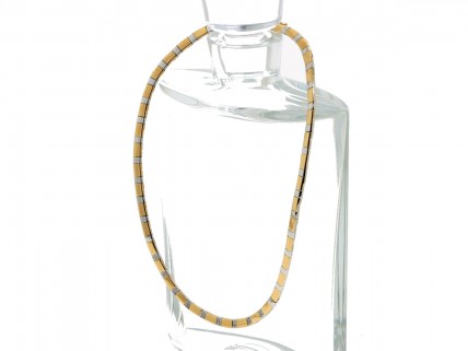 Gargantilha com 36 DIAMANTES em OURO de 19,2kl