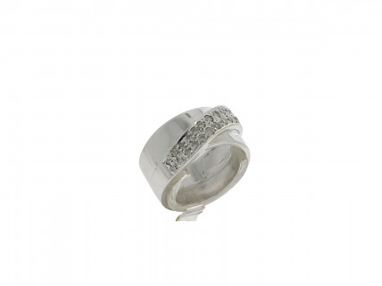 Aliança com 30 DIAMANTES em OURO 19,2 kl