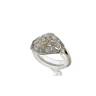 Anel Noivado com 15 DIAMANTES em OURO 19,2 kl