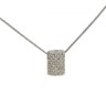 Fio com Pendente com 57 DIAMANTES em OURO 19,2 kl