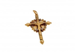 Cruz de Raios em OURO 19,2 kl – FILIGRANA