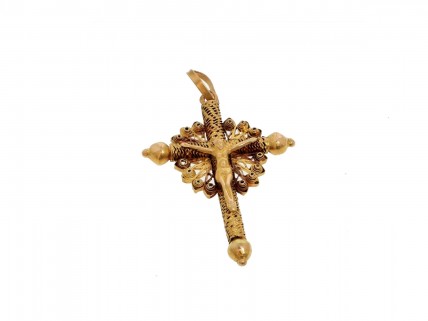 Cruz de Raios em OURO 19,2 kl – FILIGRANA