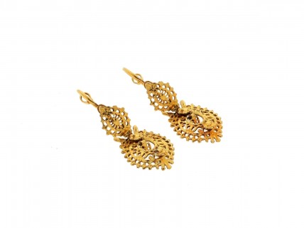 Brincos em OURO 19,2 kl – FILIGRANA