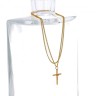 Fio com Cruz em OURO 19,2kl