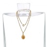 Fio com Pendente em OURO 19,2kl