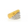 Anel com 24 DIAMANTES em OURO 19,2kl