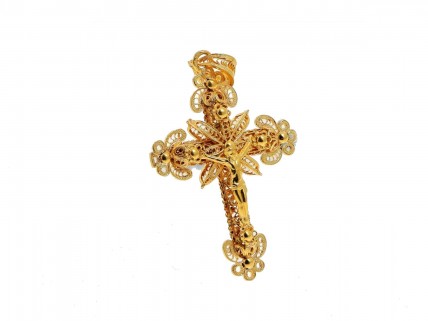Crucifixo em OURO 19,2kl – FILIGRANA