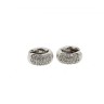 Argolas com 70 DIAMANTES  em OURO 19,2kl