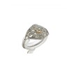 Anel Noivado com 15 DIAMANTES em OURO 19,2 kl