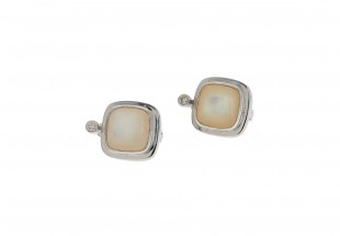 Brincos com 2 DIAMANTES em OURO 19,2kl