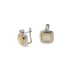 Brincos com 2 DIAMANTES em OURO 19,2kl