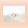 Anel com 5 DIAMANTES em OURO 19,2kl
