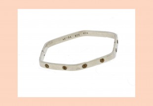 Bracelete em PRATA 925 e OURO