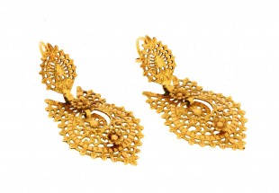 Brincos em OURO 19,2kl – FILIGRANA