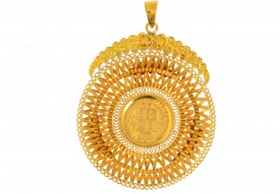 Medalha em OURO 19,2 kl – FILIGRANA