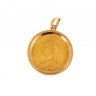 Medalha Ouro com Libra Victória em 22kl