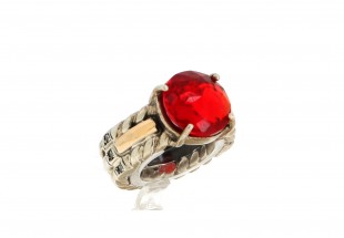Anel em PRATA 925 e OURO 9kl