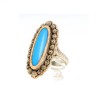 Anel em PRATA 925 e OURO 9kl