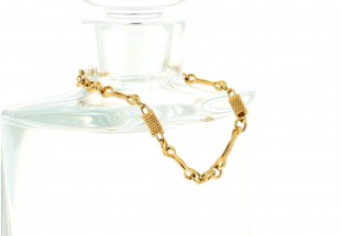 Pulseira Dourada em PRATA 925