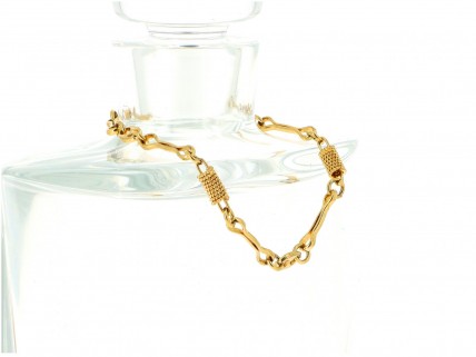 Pulseira Dourada em PRATA 925